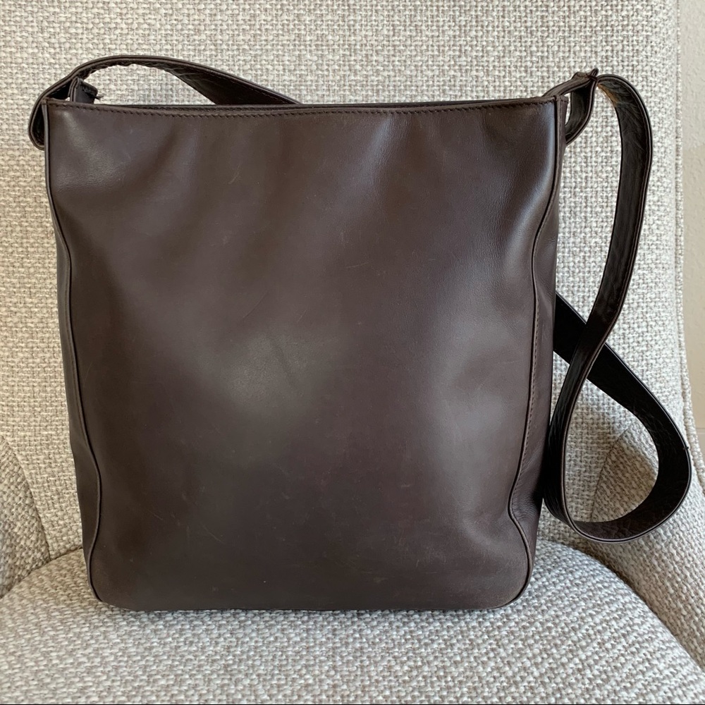 Bruno Magli leather shoulder bag - Picture 3 of 9